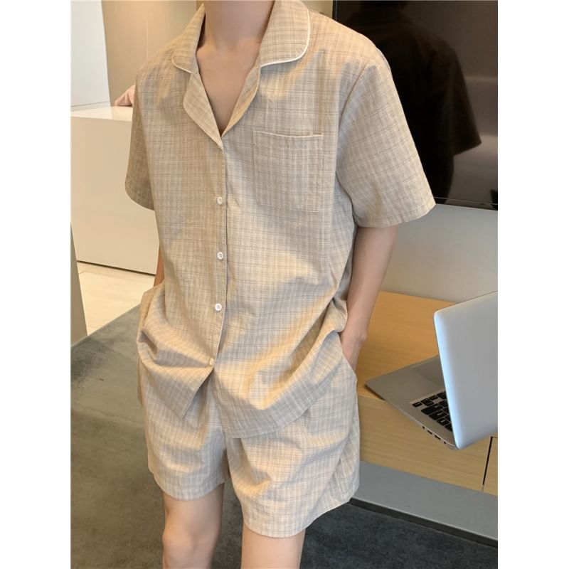 Sadelle - Bijpassende geruite pyjamaset voor koppels