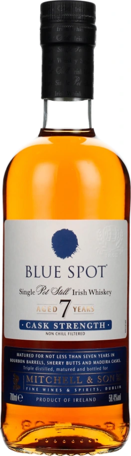 MITCHELL & SON BLUE SPOT 7 YEARS CASK STRENGTH 70CL