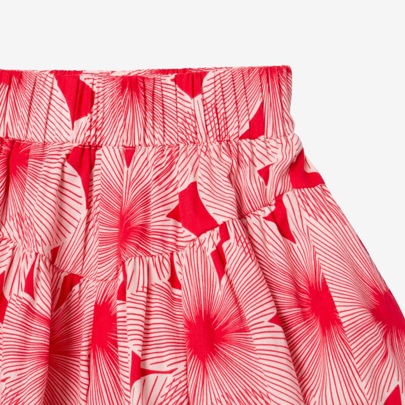 Jupe-short bébé fille pivoines rose Catimini Rose