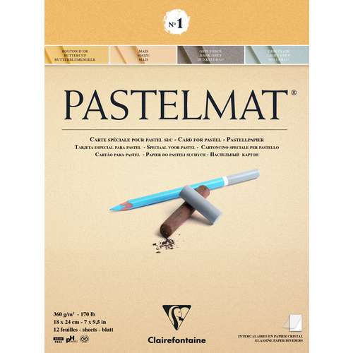 Clairefontaine PASTELMAT® Sortierung 1 Pastellblock