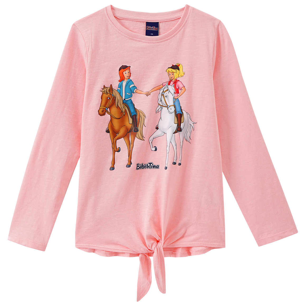 Topolino Bibi & Tina Langarmshirt mit Print rosa