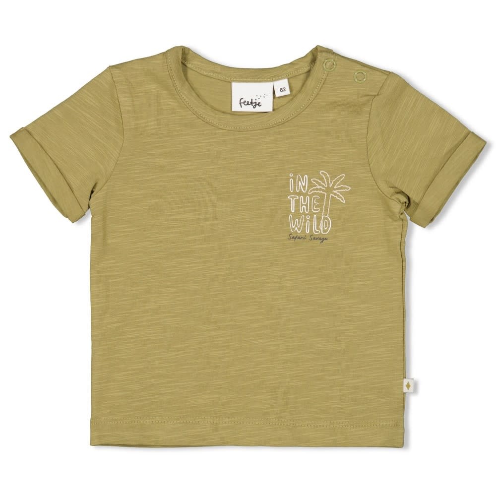 Feetje Feetje t-shirt - Safari Savage groen