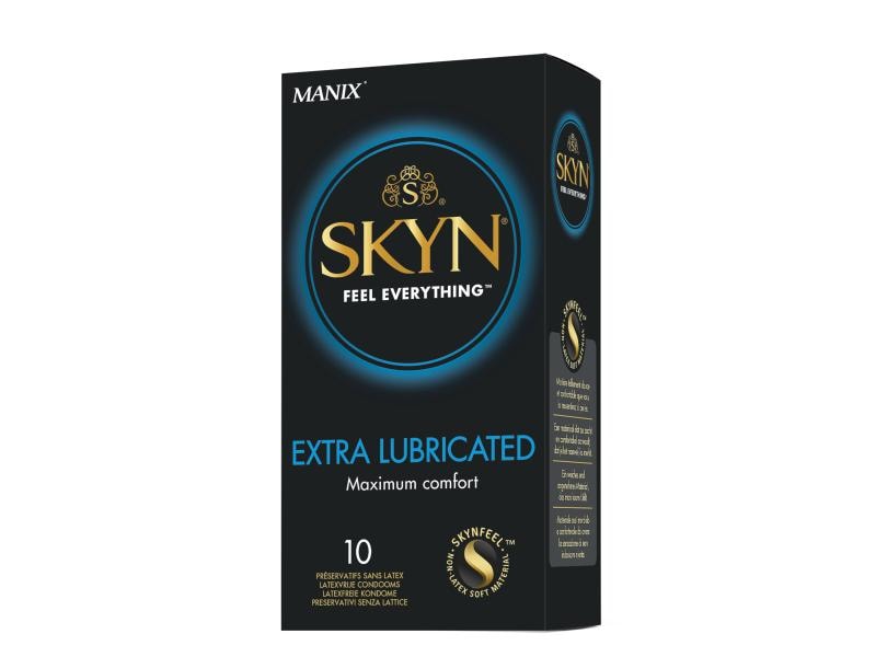 Manix Kondome Skyn Extra Lubricated latexfrei 10 Stück Latexfreie Präservative
