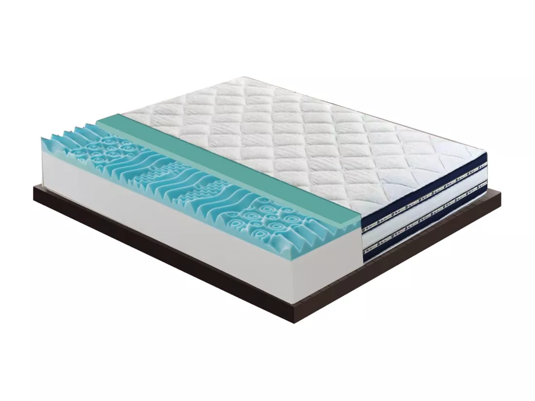 Matelas en mémoire de forme et gel rafraîchissant de 27 cm de hauteur modèle Fantasma 100x190 cm