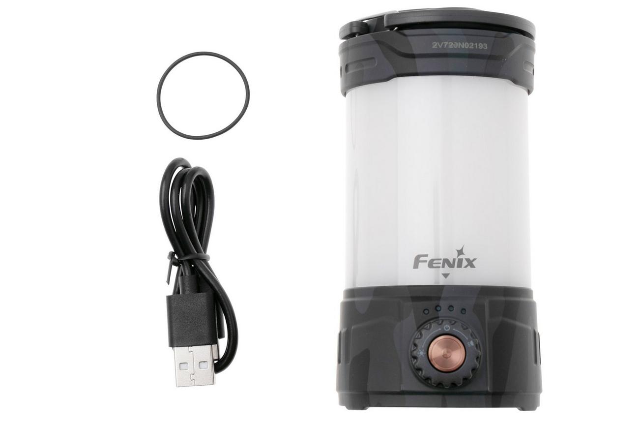 Fenix CL26R Pro Grey Camo, oplaadbare led-campinglamp, 650 lumen