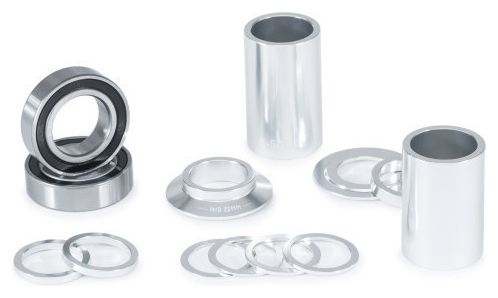Boitier de pédalier éclat Mid Argent