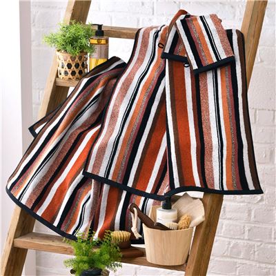 Linge de toilette rayé - 500 g/m²