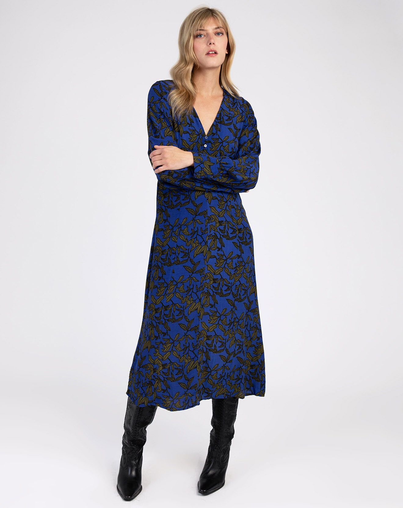 An'ge Robe Miroko vera bleu