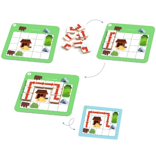 Djeco eduludo navigatiespel - programmino