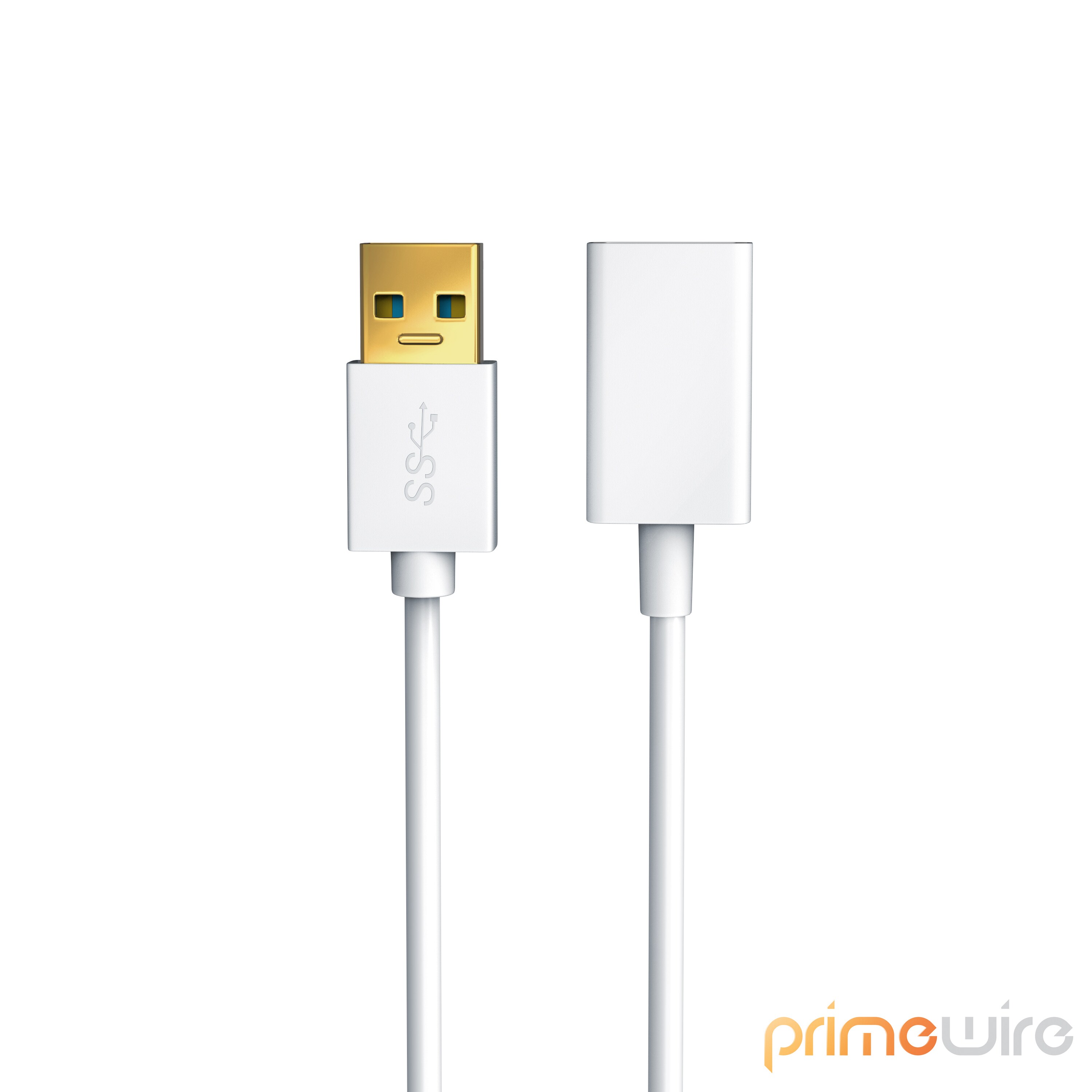Primewire USB 3.0 Typ A Verlängerungskabel, USB3.0 Super Speed Repeater Kabel / Verlängerung bis zu 5Gb/s - 1m