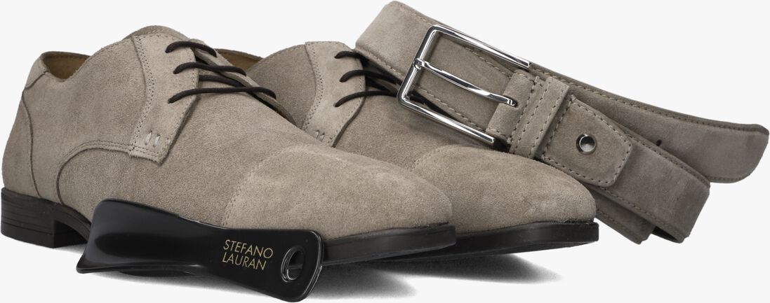 beige stefano lauran nette schoenen stefano lauran veter
