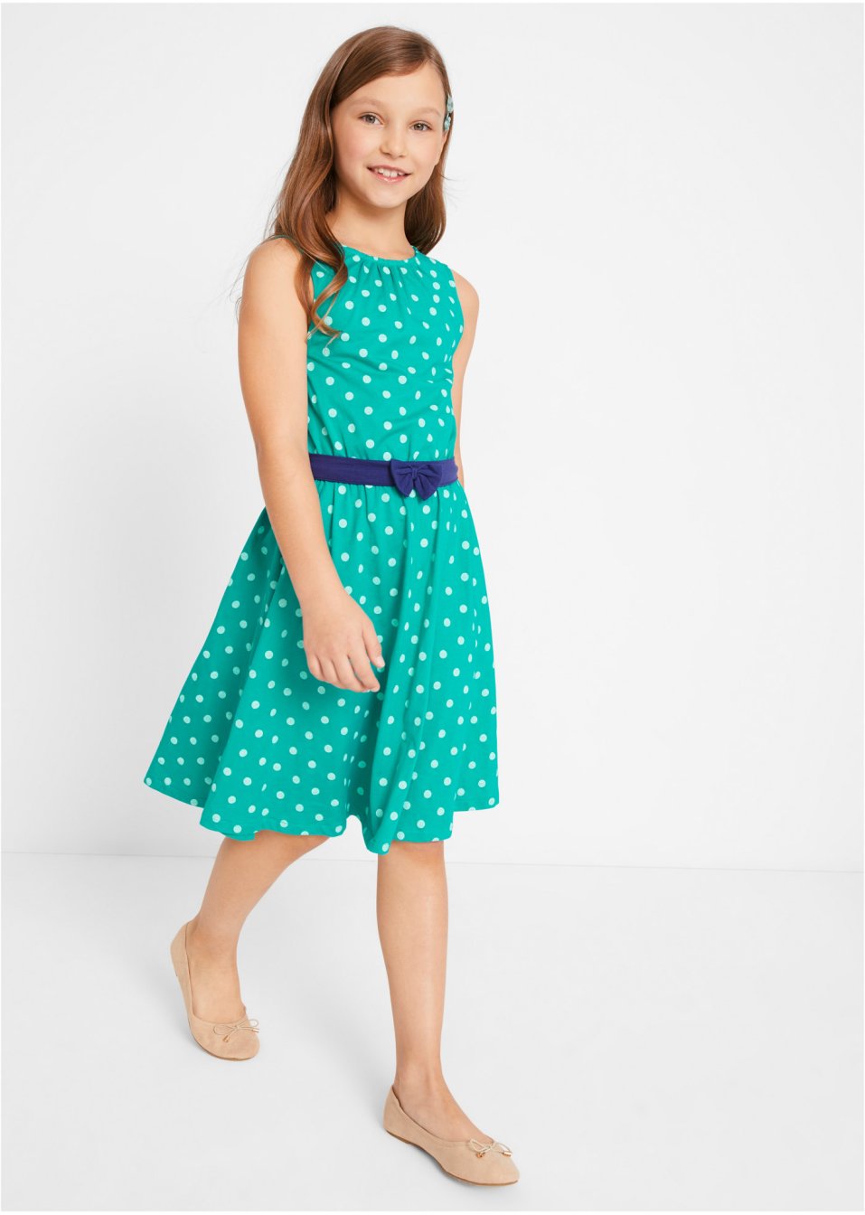 Robe en jersey fille en coton