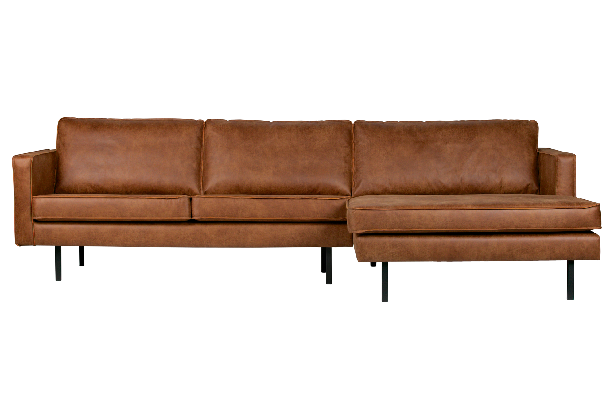 Chaise longue Rodeo cognac Rodeo Chaise Longue Rechts - Cognac