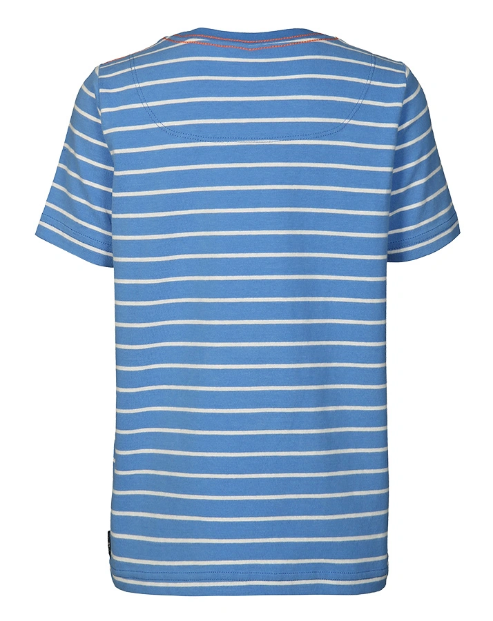 T-Shirt CHOMP DINO gestreift in blau