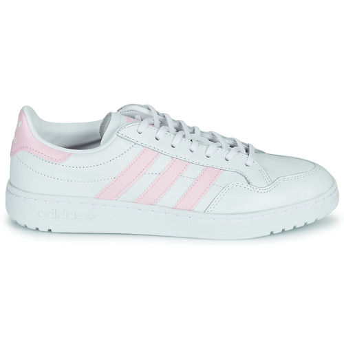 adidas Originals - TEAM COURT W - Blanc / Rose