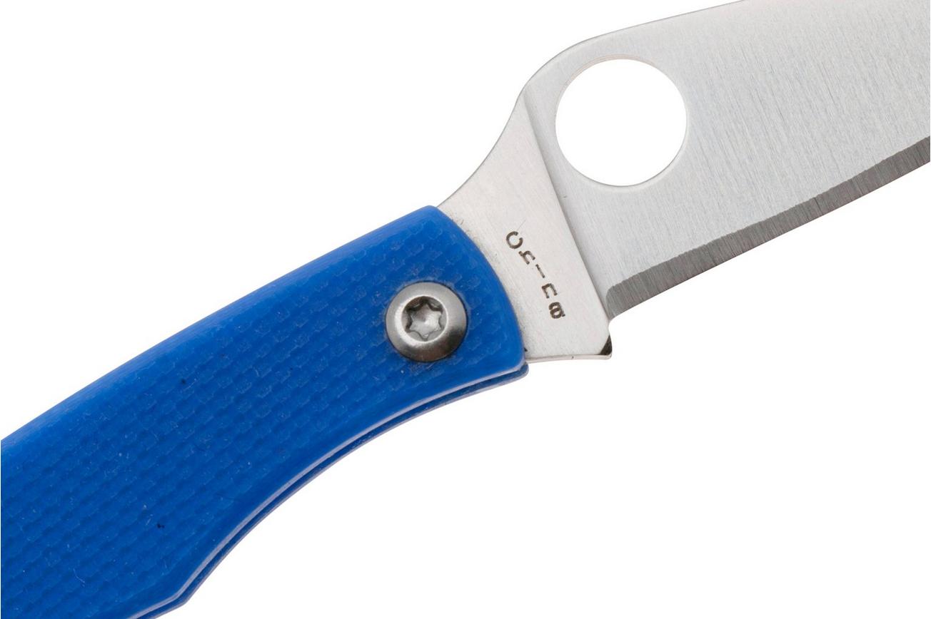 Spyderco Honeybee Blue G10 C137GBLP sleutelhangerzakmes