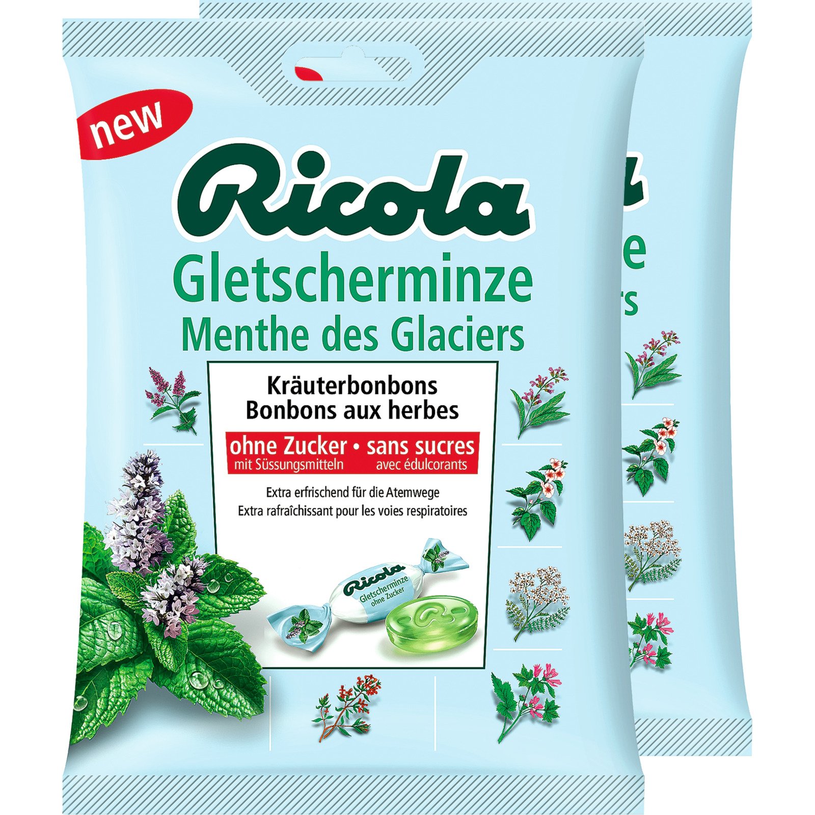 Ricola O.Z. Gletscher Minze 2x125g
