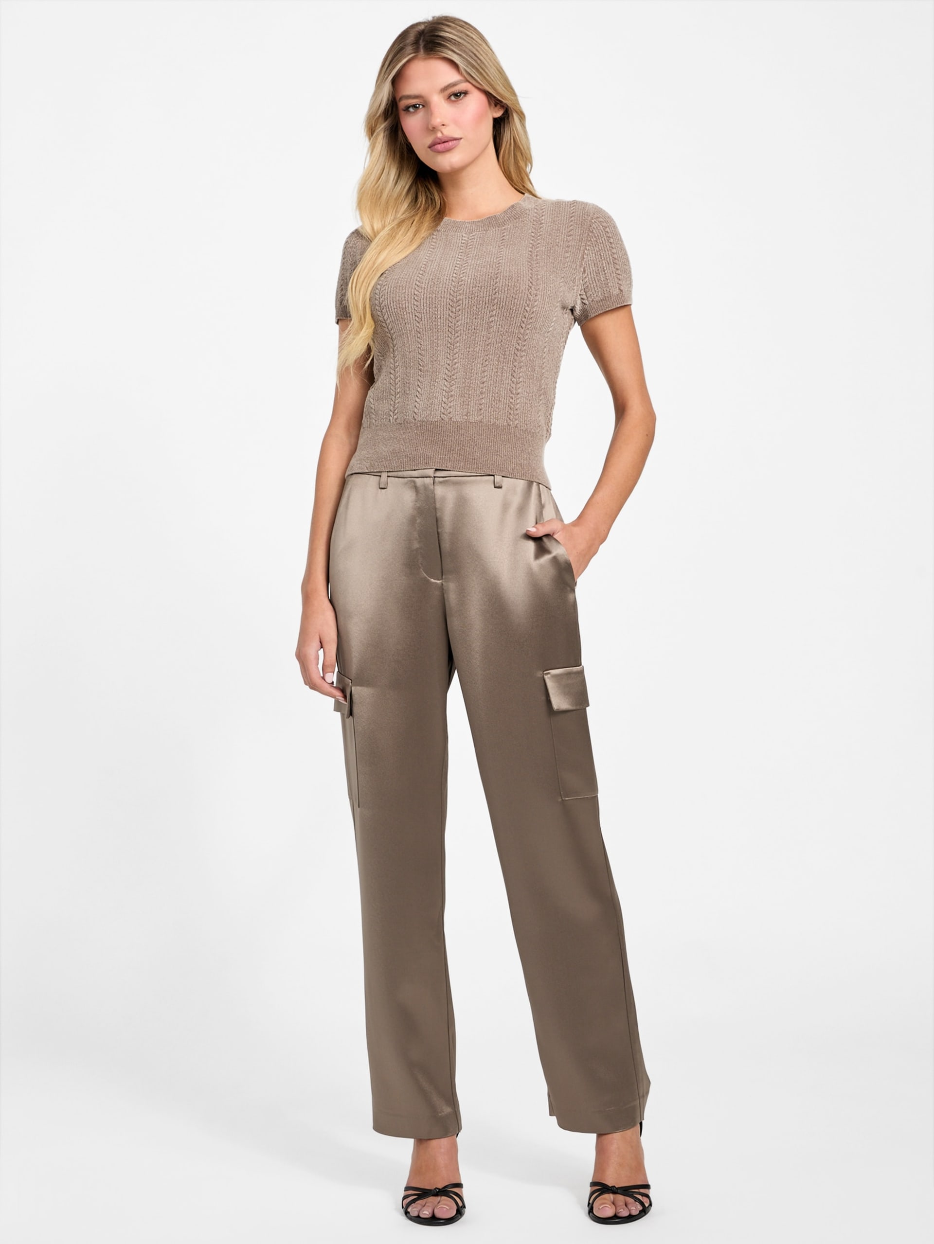 Blusa de malha de chenille Eco Marcie