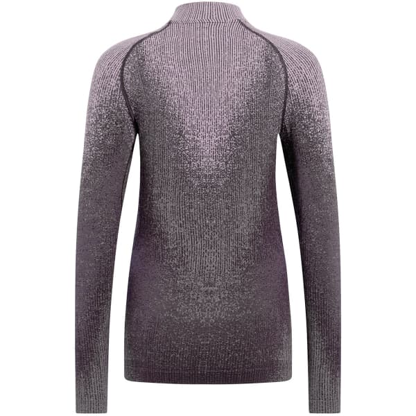 T-shirt thermique ODLO PERFORMANCE WARM BLACKCOMB BL TOP TURTLE NECK L/S HALF ZIP W GRAY RIDGE