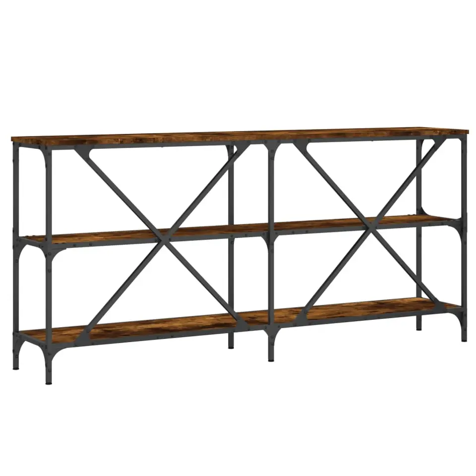 vidaXL - Wandtafel - Bruin - Bewerkt hout