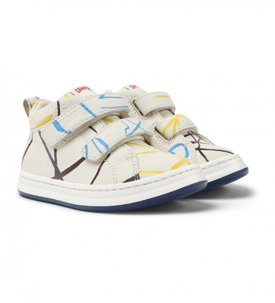 Tênis de couro Camper Runner Four Twins, branco