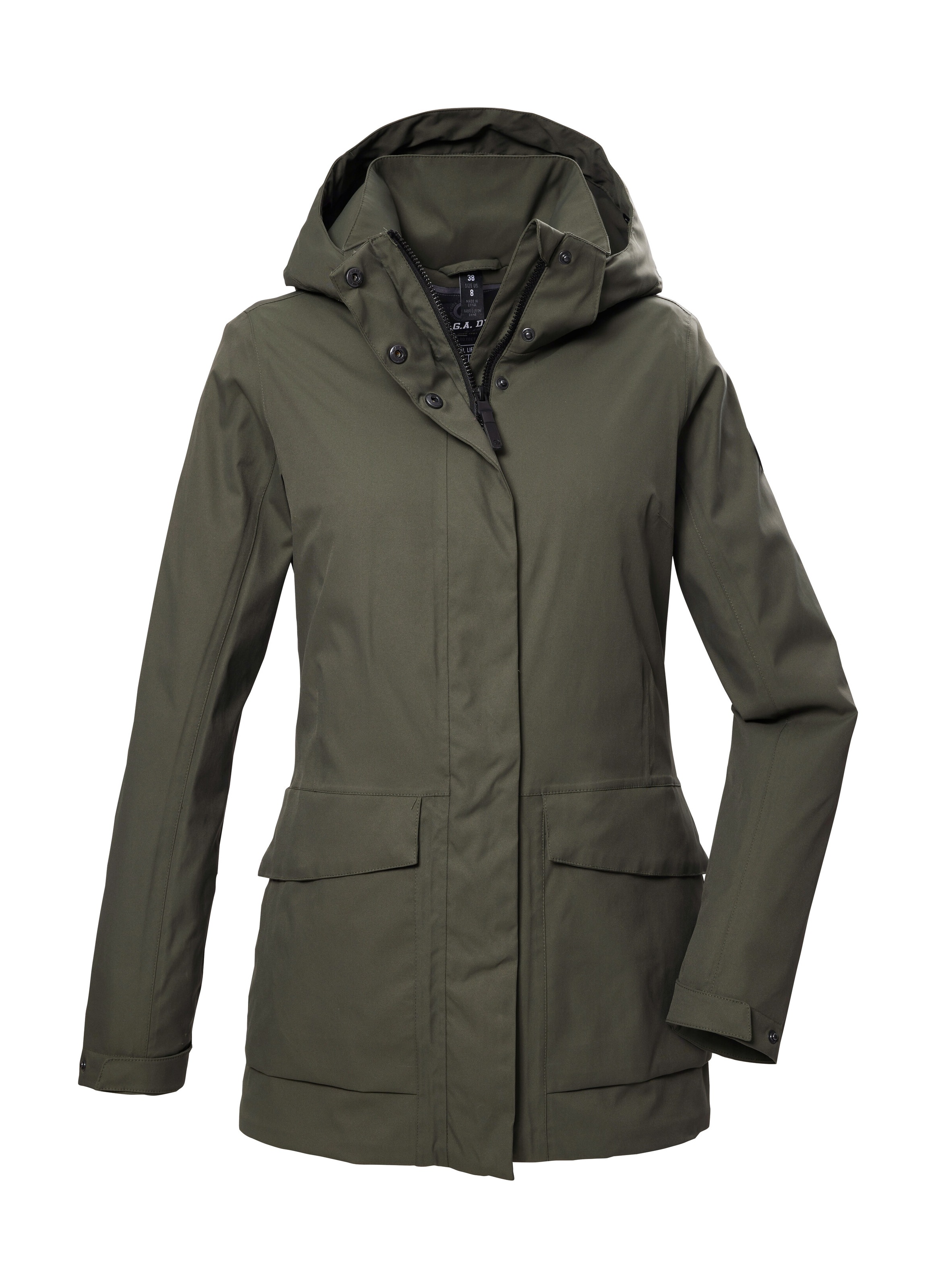 G.I.G.A. DX by killtec Funktionsjacke »GS 54 WMN JCKT« Wasserdicht, atmungsaktiv, recycelte Materialien, abnehmbare Kapuze