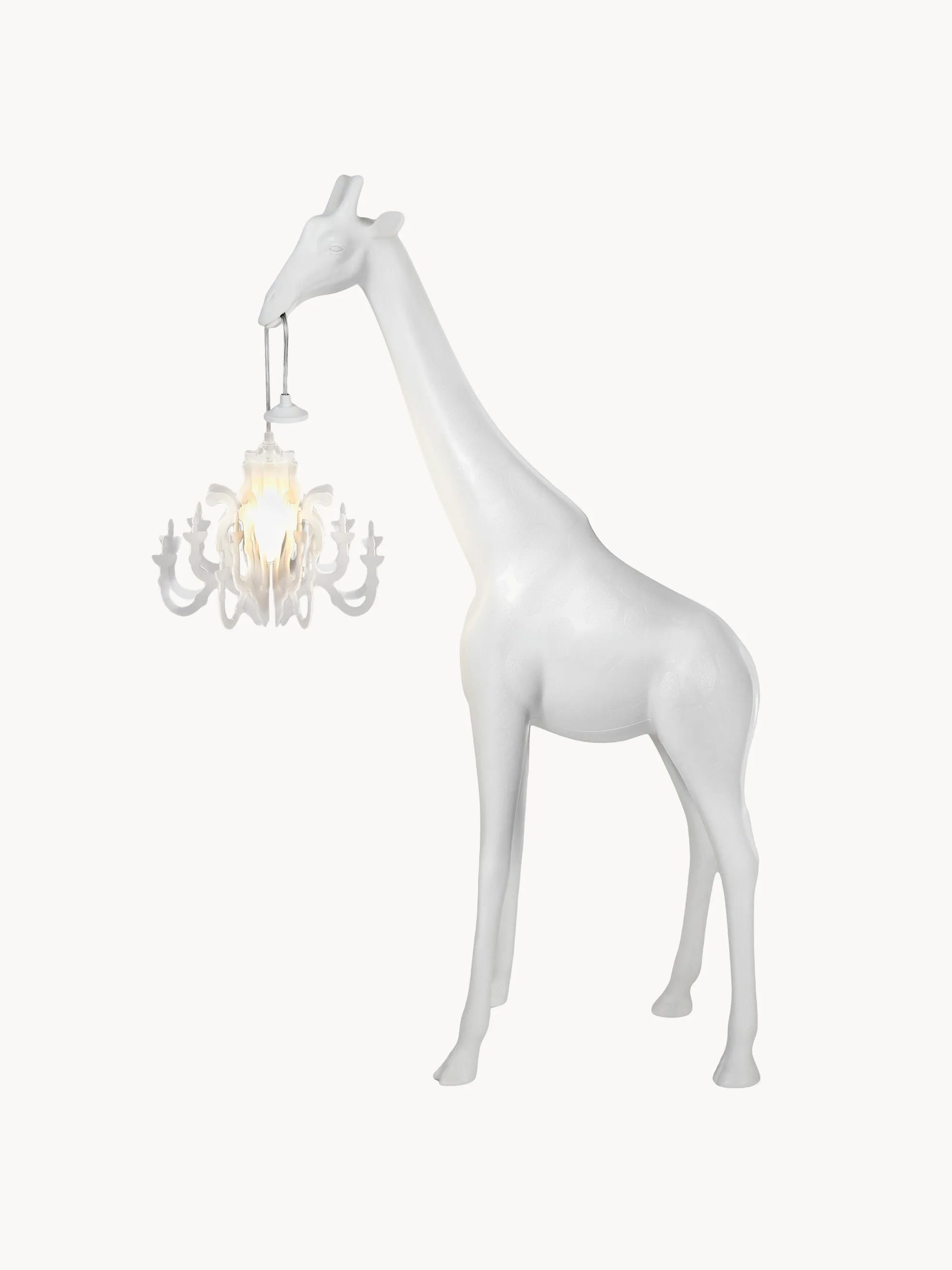 Kleine LED-vloerlamp Giraffe in Love