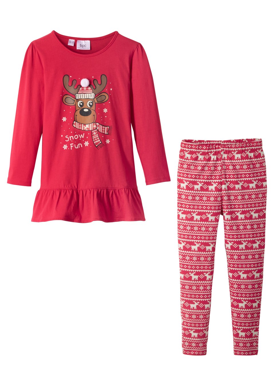 T-shirt de Noël et legging fille (Ens. 2 pces.)