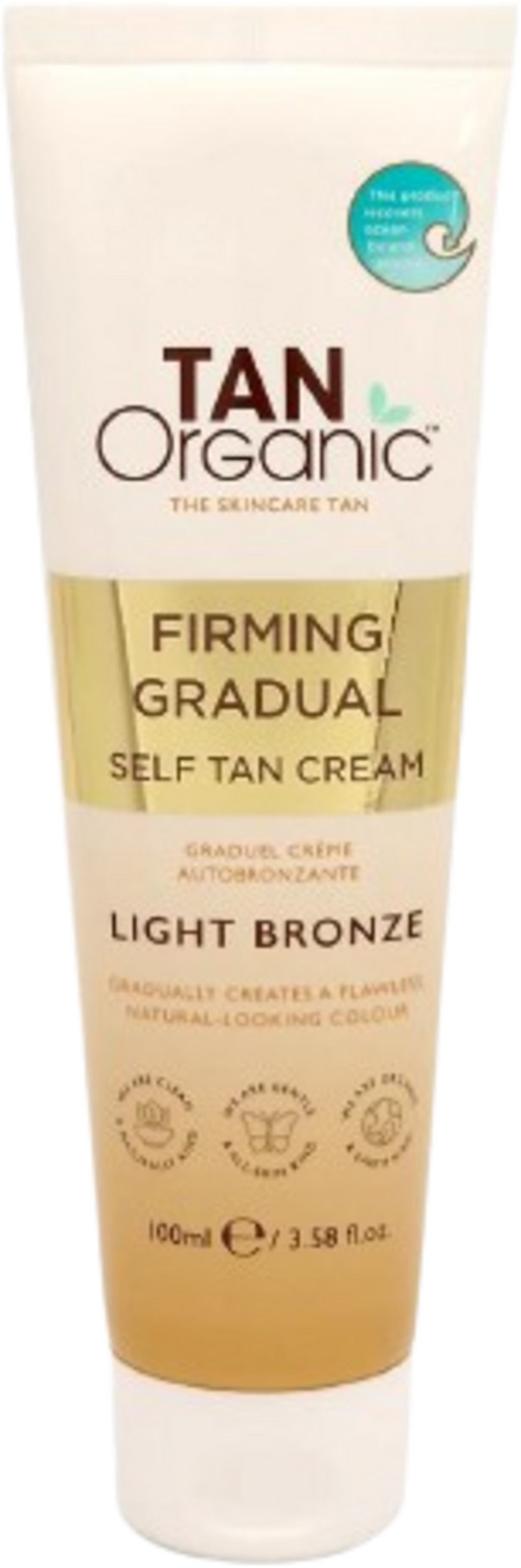 TAN Organic  Firming Gradual Self Tan Cream, 100 ml