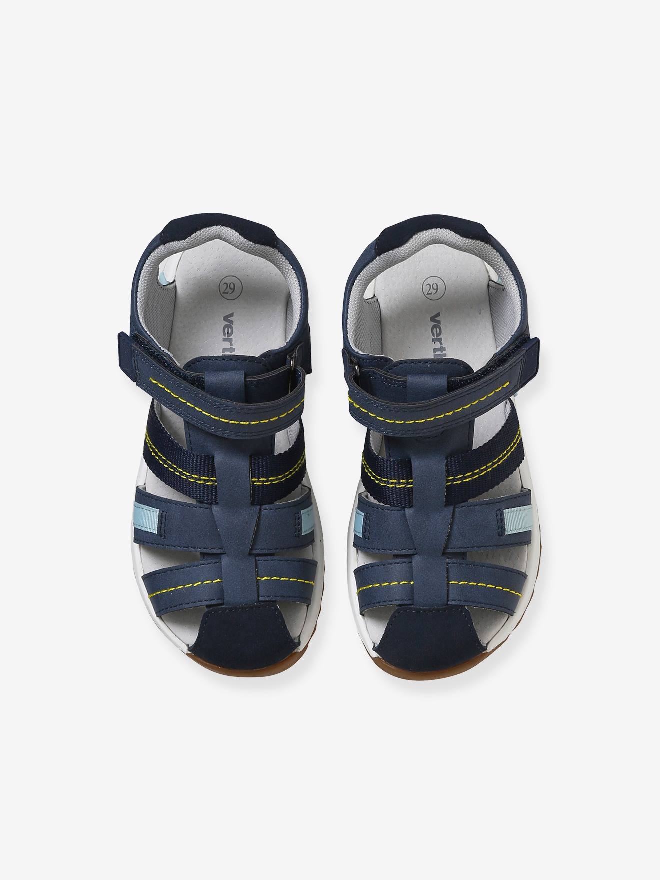 Sandálias fechadas para meninos, marrom acinzentado