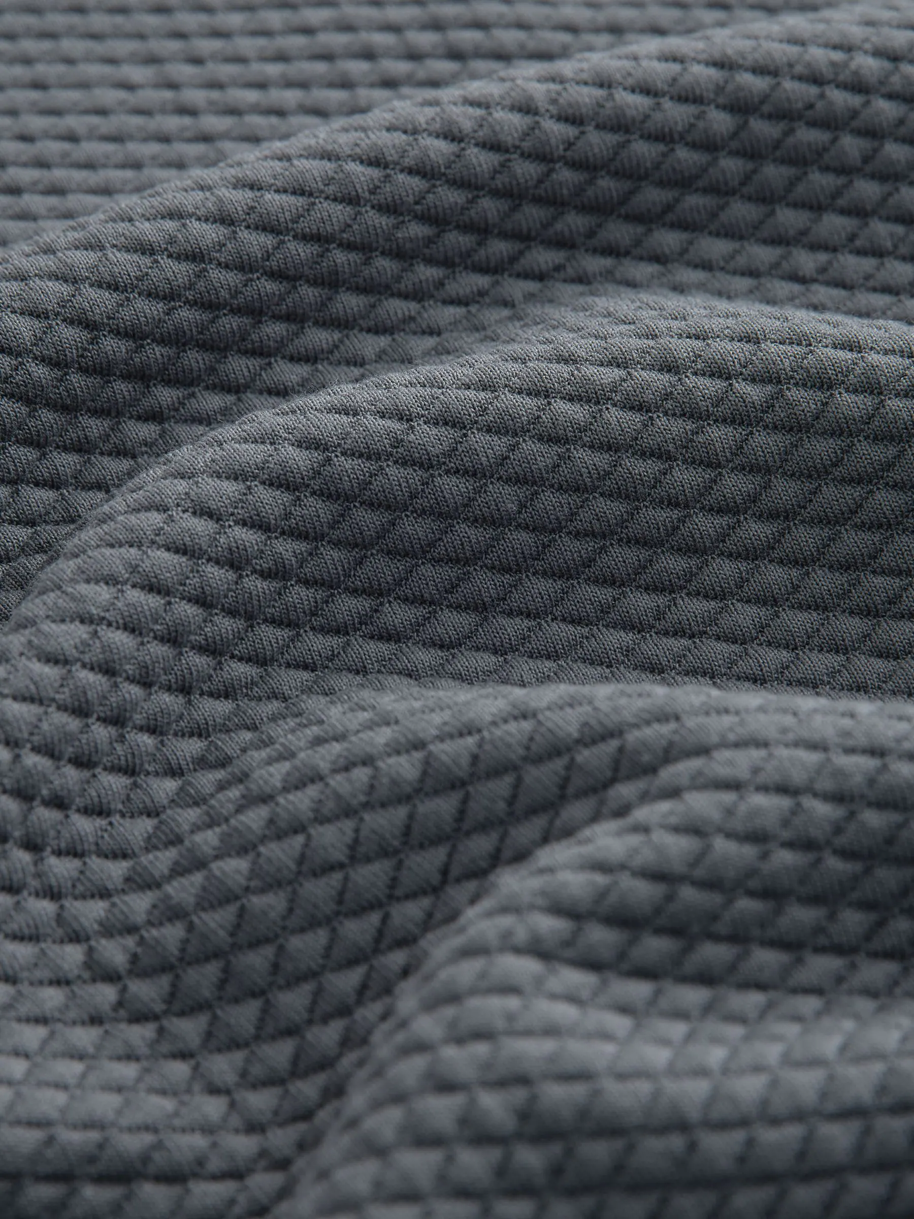 Leisteen grijs - Pullover-hoody met textuur
