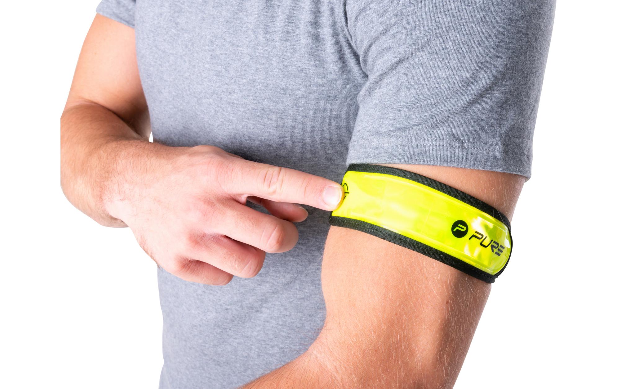 Armband reflektierend, GelbLeuchtendes Reflektorband