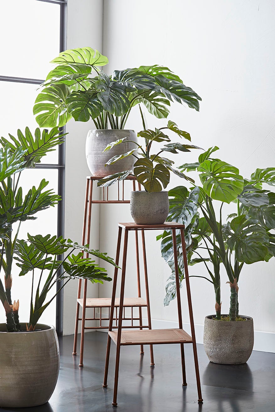 Mica Decorations kunstplant Monstera D 70 H 100 cm