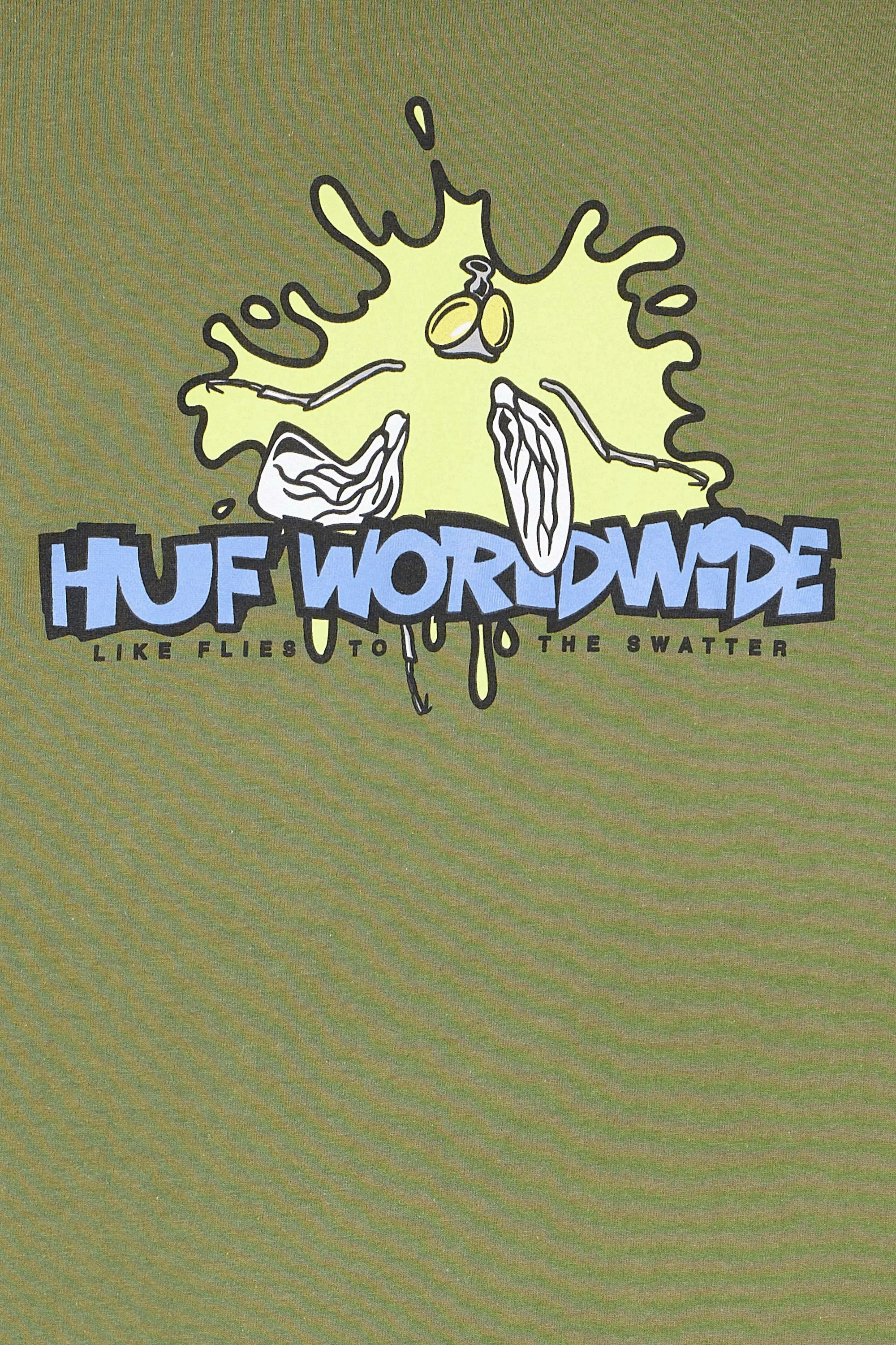 HUF T-shirt  SWAT TEAM Vert