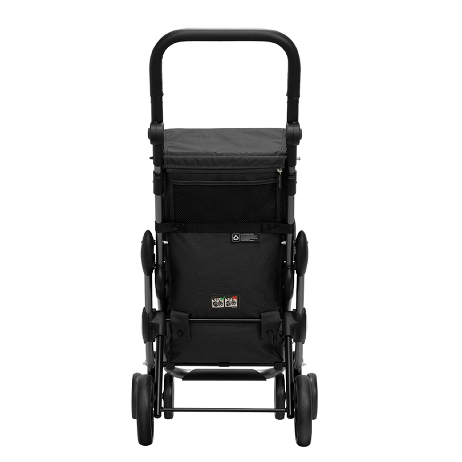 Playmarket Go Up Premium Boodschappentrolley zwart
