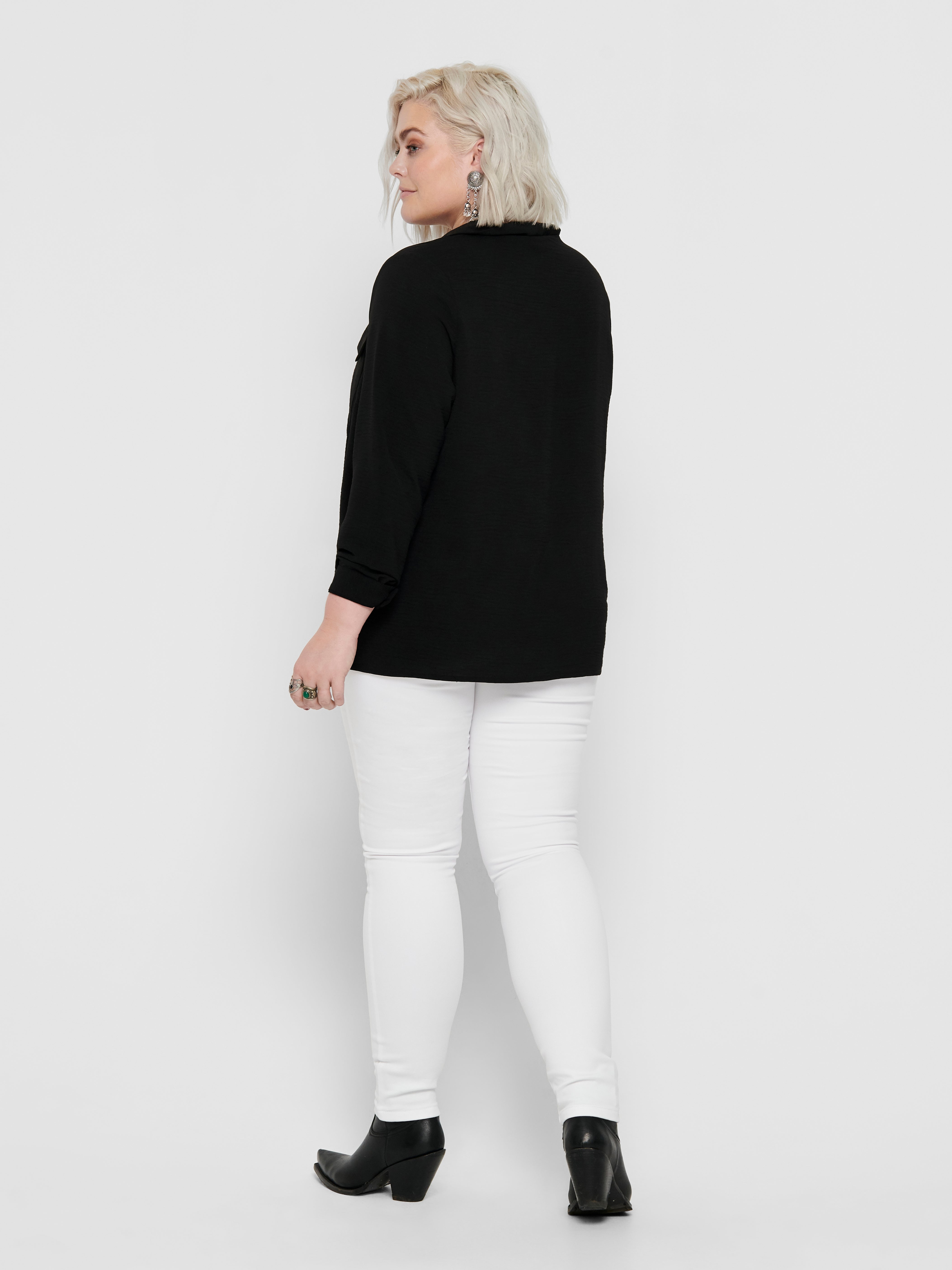 CARAUGUSTA Hohe Taille Skinny Fit Jeans White