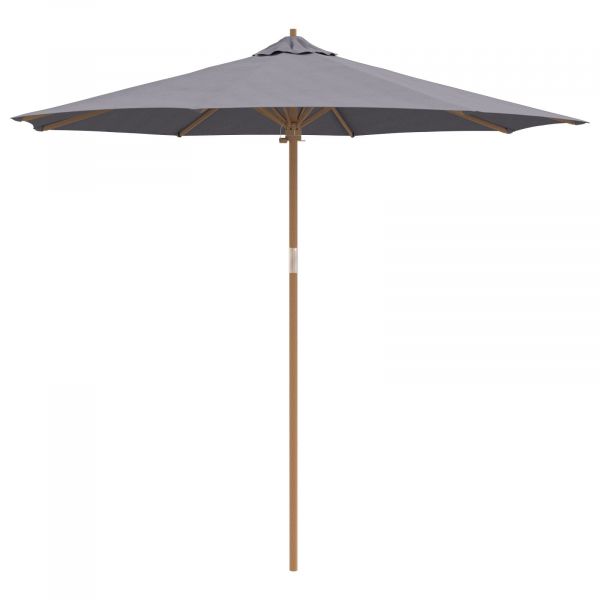 vidaXL Parasol de Jardim Cinza Escuro 270x260 cm em Bambu - 1579831652