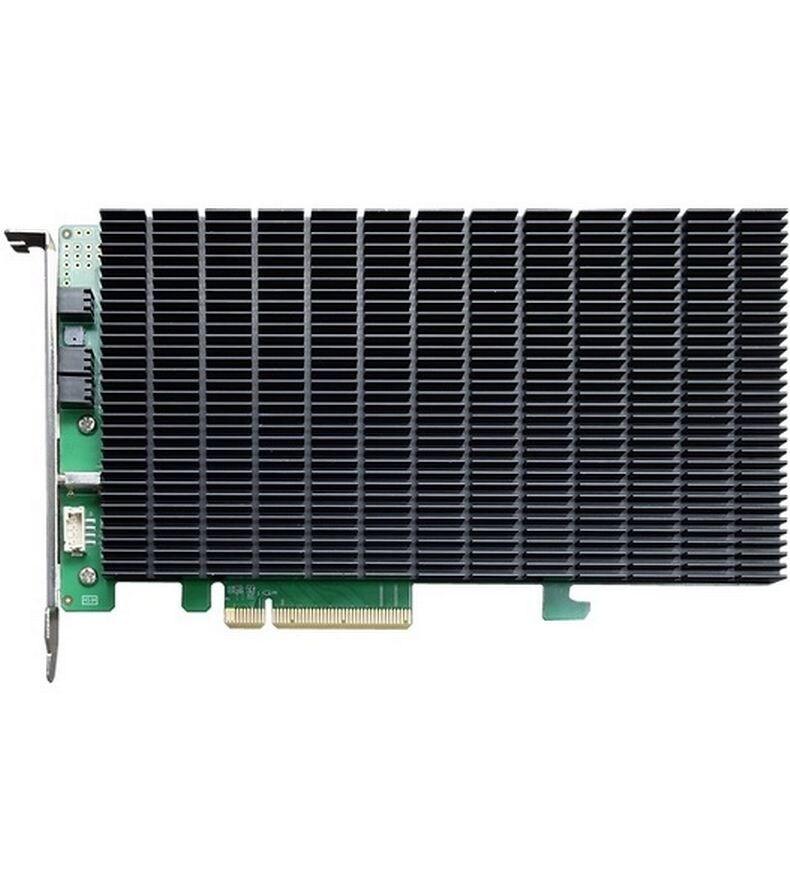 Highpoint RAID-Controller SSD6204A PCI-Ex8v3 - 4x M.2 NVMe, SSD6204A Treiberloser, bootfähiger 4x M.2 PCIe Gen3 x8 NVMe RAID Controller