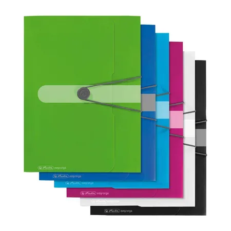 Herlitz Gummizugmappe PP A4 Opak Apfel easy orga to go