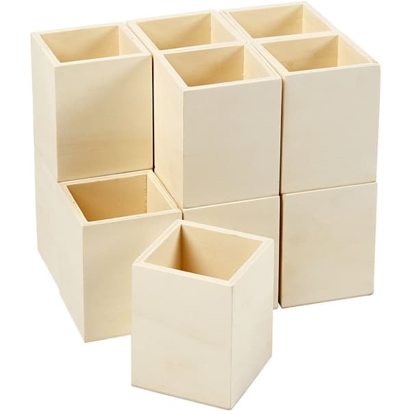Blyantholder , H: 9,5 cm, str. 7,5x7,5 cm, 1 stk.