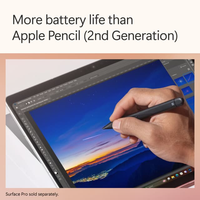 Microsoft Surface Premium Pro 2024-tastatur + Slim Pen (sort)