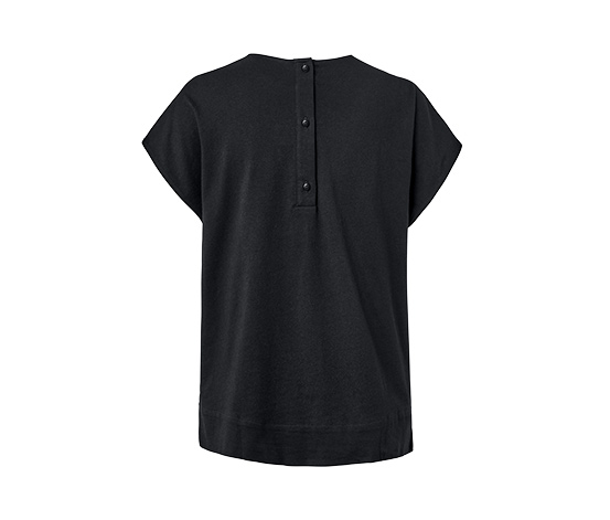 Blusenshirt im Materialmix