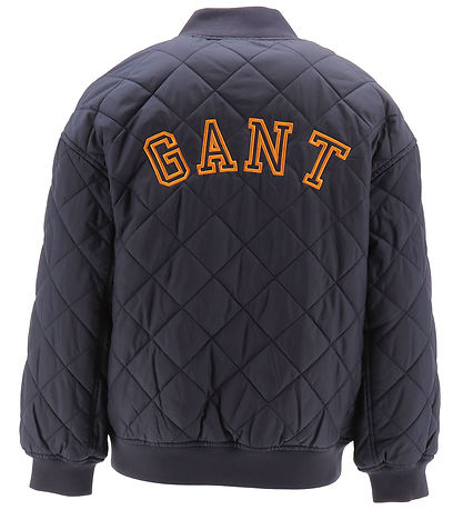 GANT Thermojacke - Quilted Varsity - Evening Blue