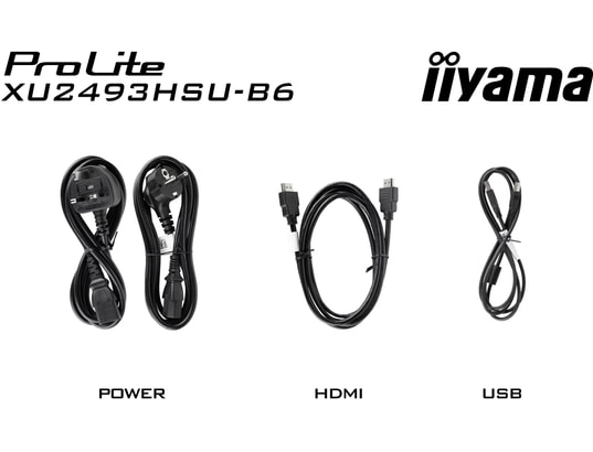 IIYAMA - Ecran 24 pouces Full HD 23.8 Noir Ultra mince 16:9 1ms - XU2493HSU-B7