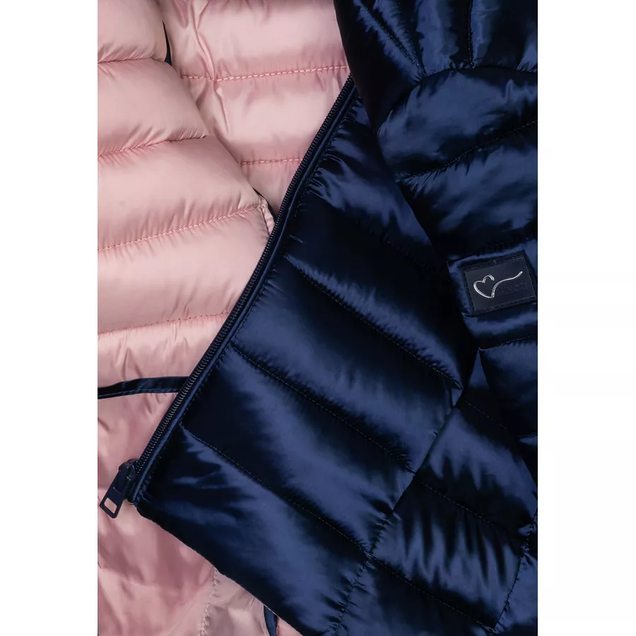 MINOTI Steppjacke mit Kapuze Dunkelblau