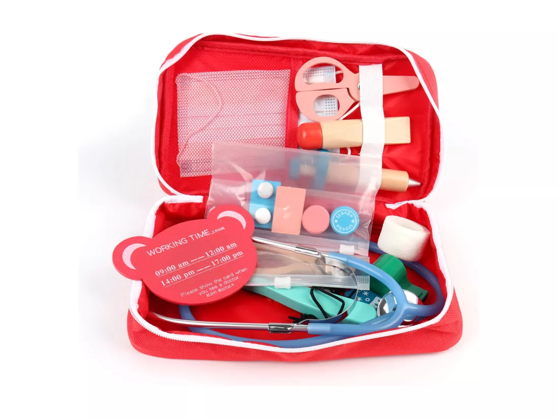 Jeu Kit de Médecin pour Enfants Muena À partir de 3 ans Bois Multicolore