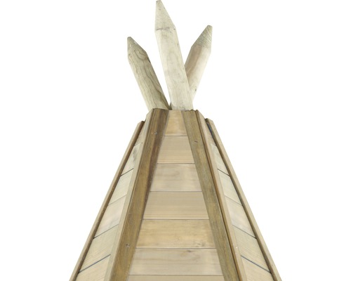 Indiase tent pruimenhout tipi 330 drukbehandeld