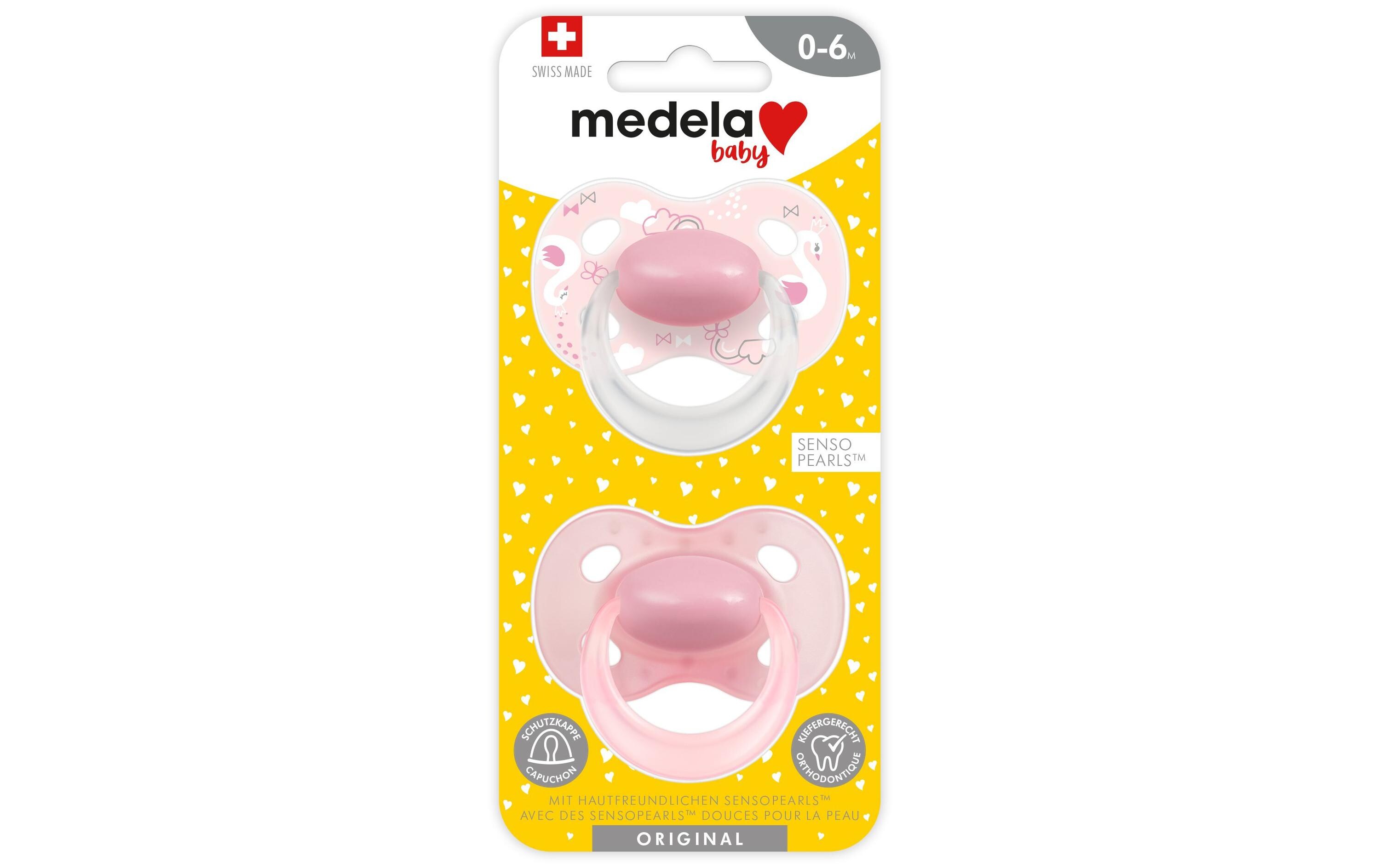 Nuggi Original 2 Stk. 0 - 6 Mt.Baby Schnuller Original 0 - 6 Mt. girl Duo
