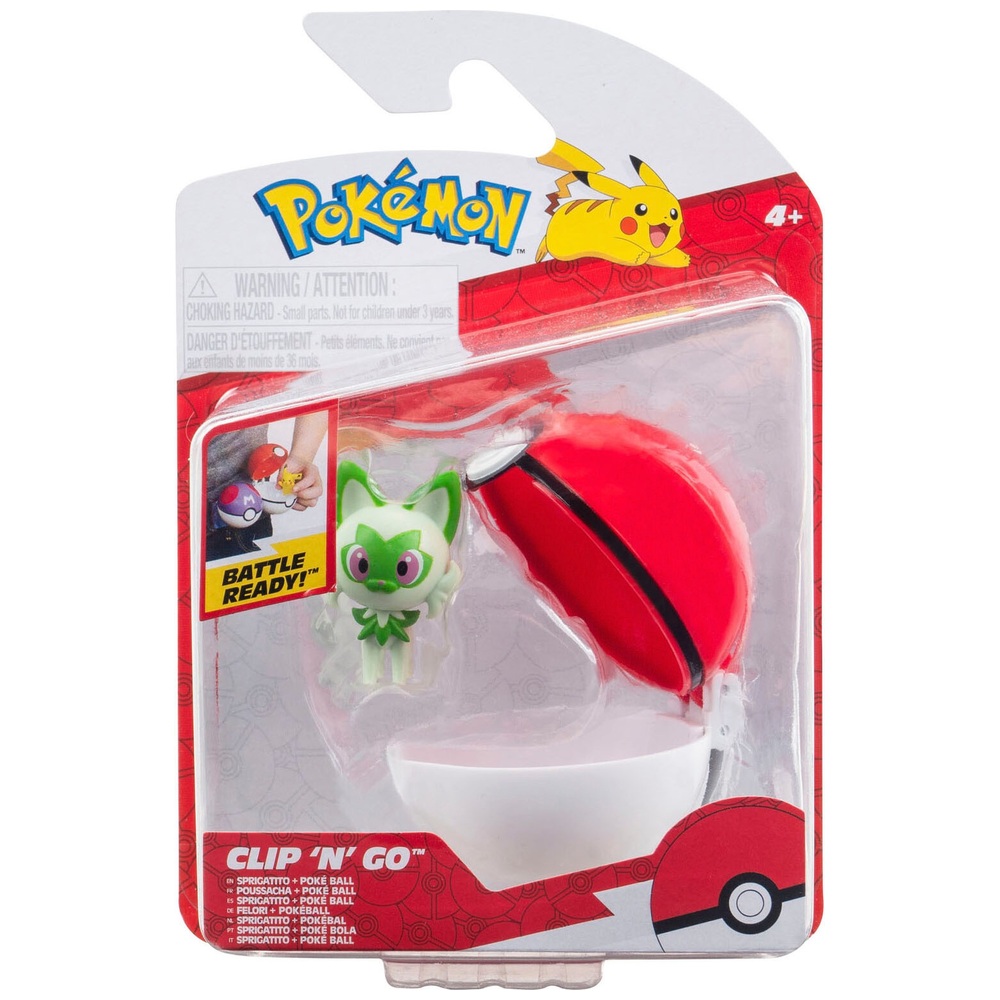 Pokémon Clip 'N' Go Sprigatito Pokéball