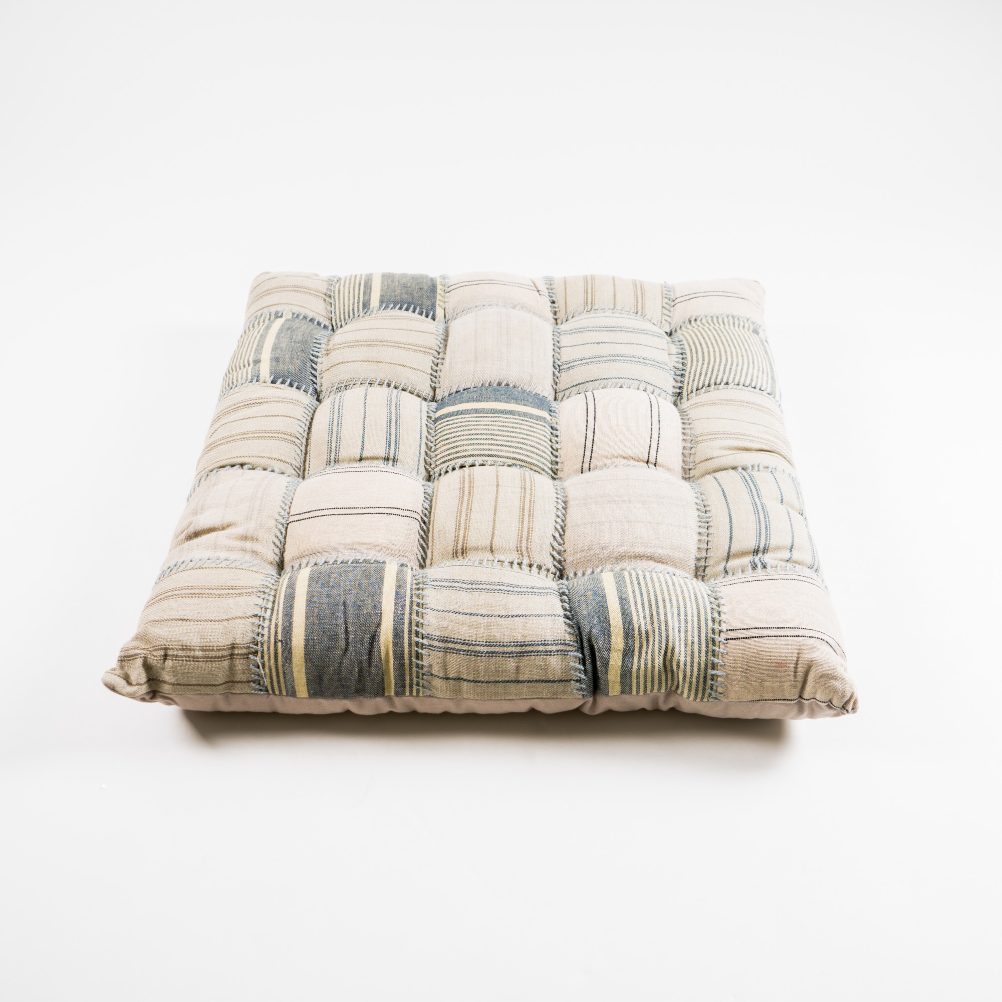 Kissen quadratisch, beige/grau, L 70 cm, B 70 cm von fischer's lagerhaus